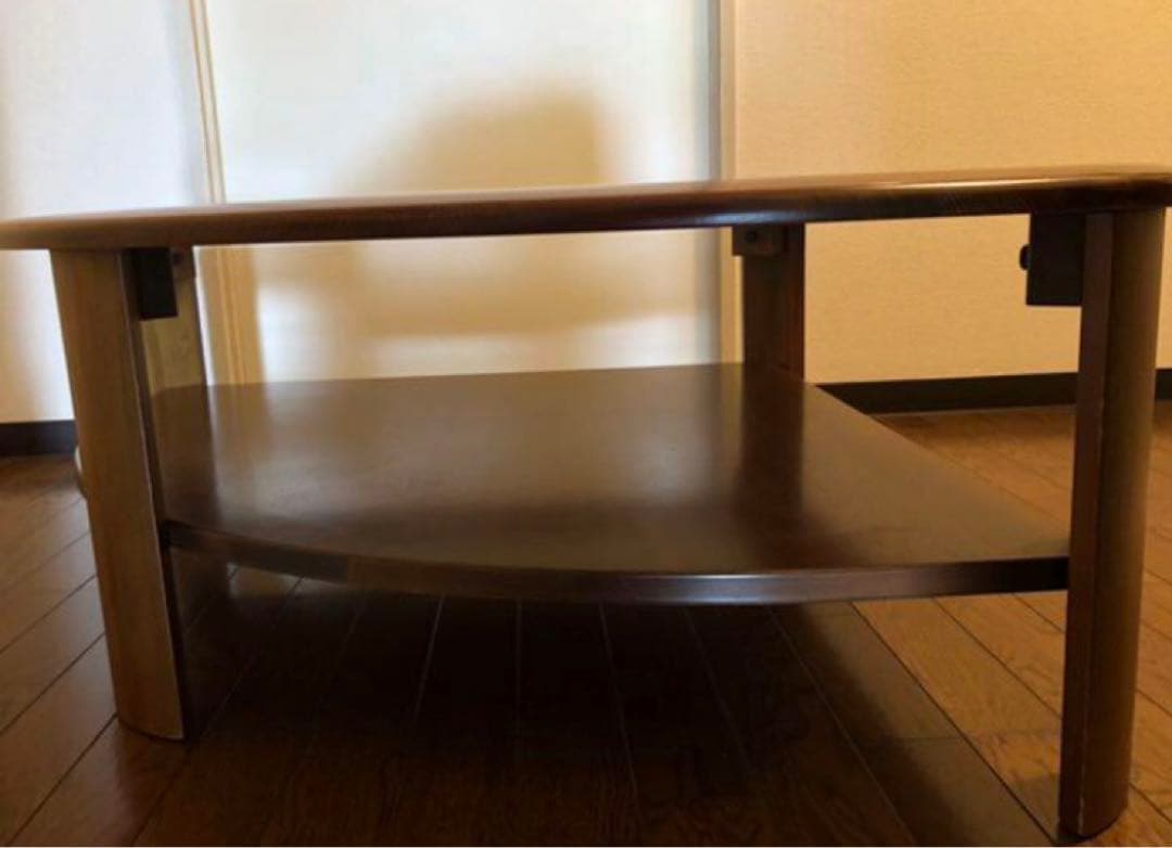 テーブル　コーナーテーブル　三角テーブル　ガラス　レトロ　机　アンティーク