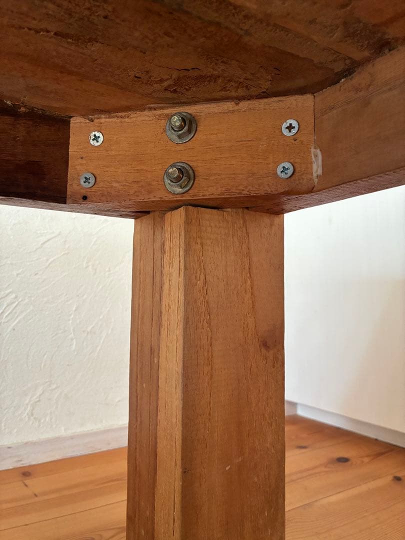 yum 送料込！オールドチーク　W1600 ローテーブル　木製　アジアン