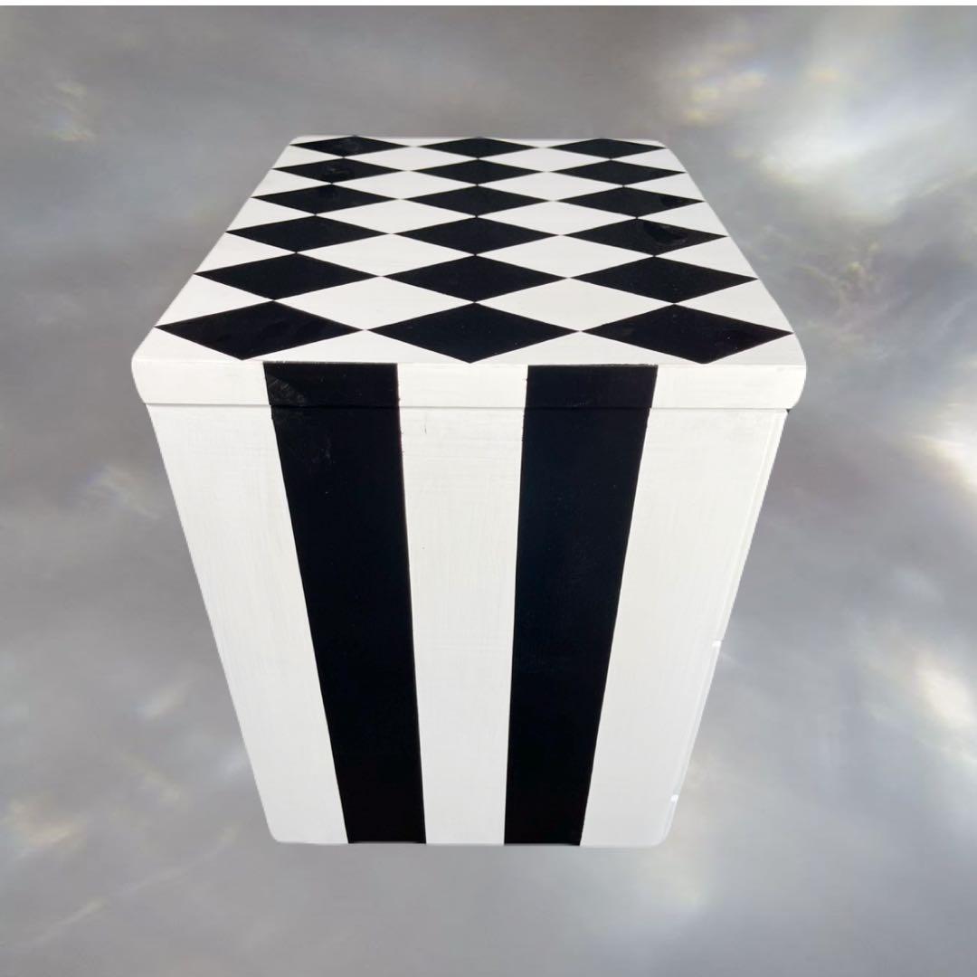 ‪‪❤︎‬ハート＆アーガイル‪‪❤︎‬2段チェスト 【送料無料】