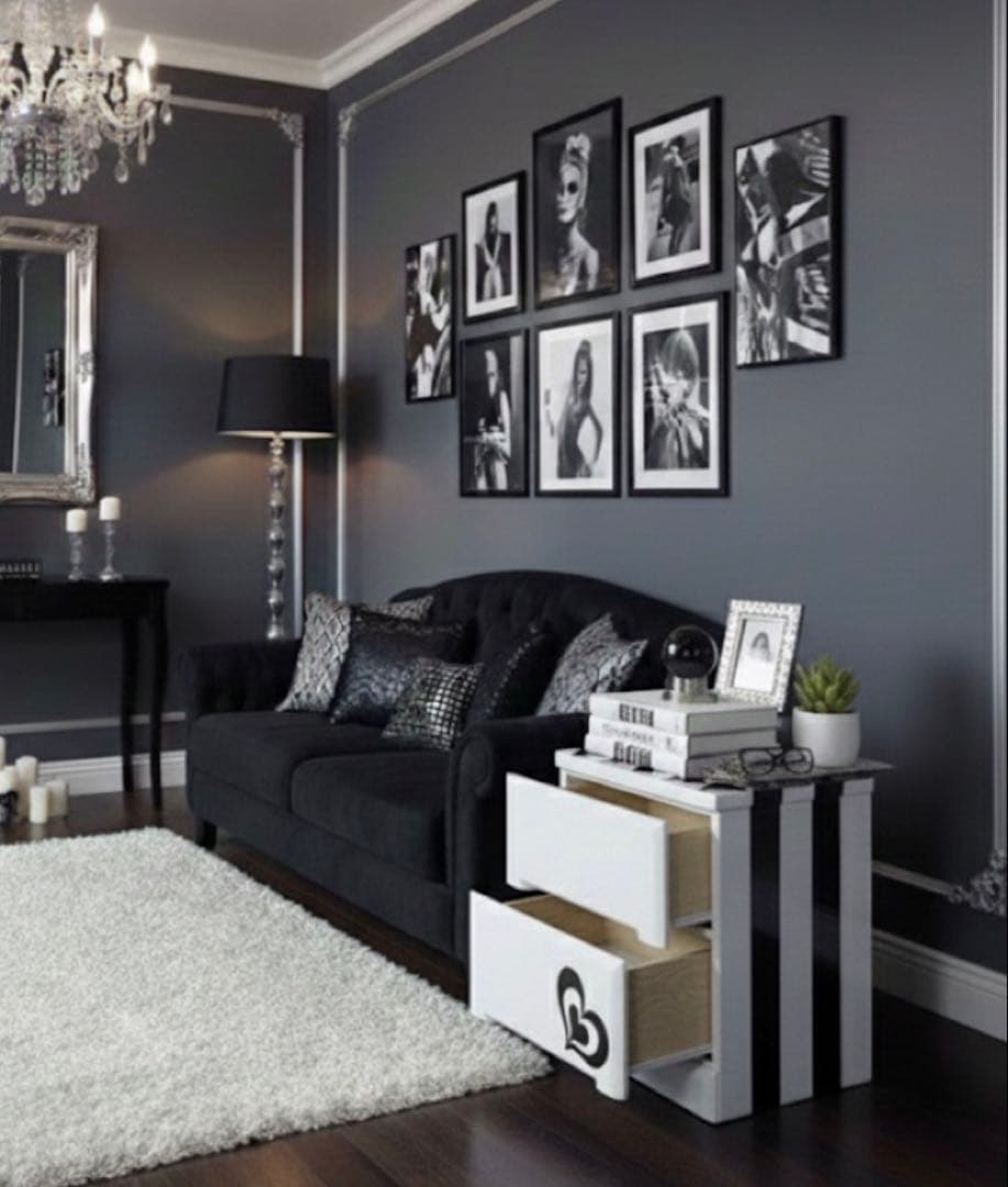 ‪‪❤︎‬ハート＆アーガイル‪‪❤︎‬2段チェスト 【送料無料】