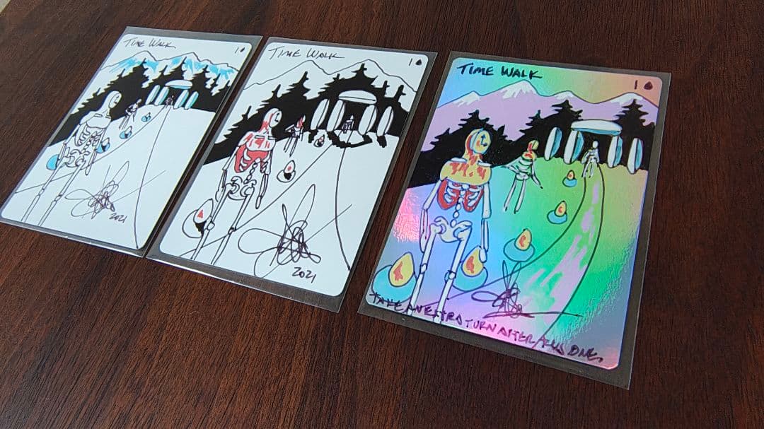 MTG Amy Weber氏 Time Walk スケッチ 合計3枚セット - メルカリ