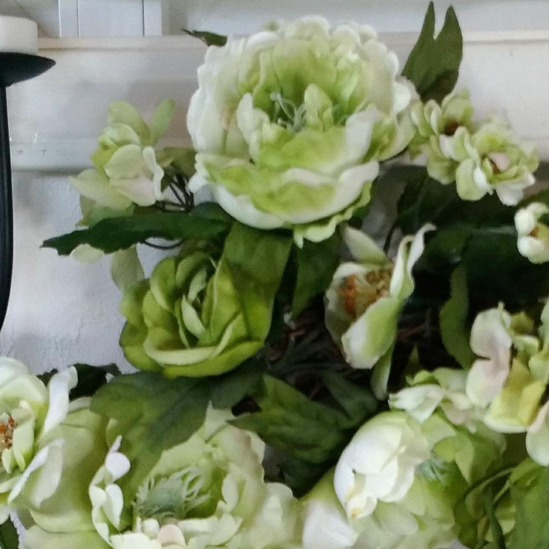 大きいリース☆ウエディングプレート側にも♡