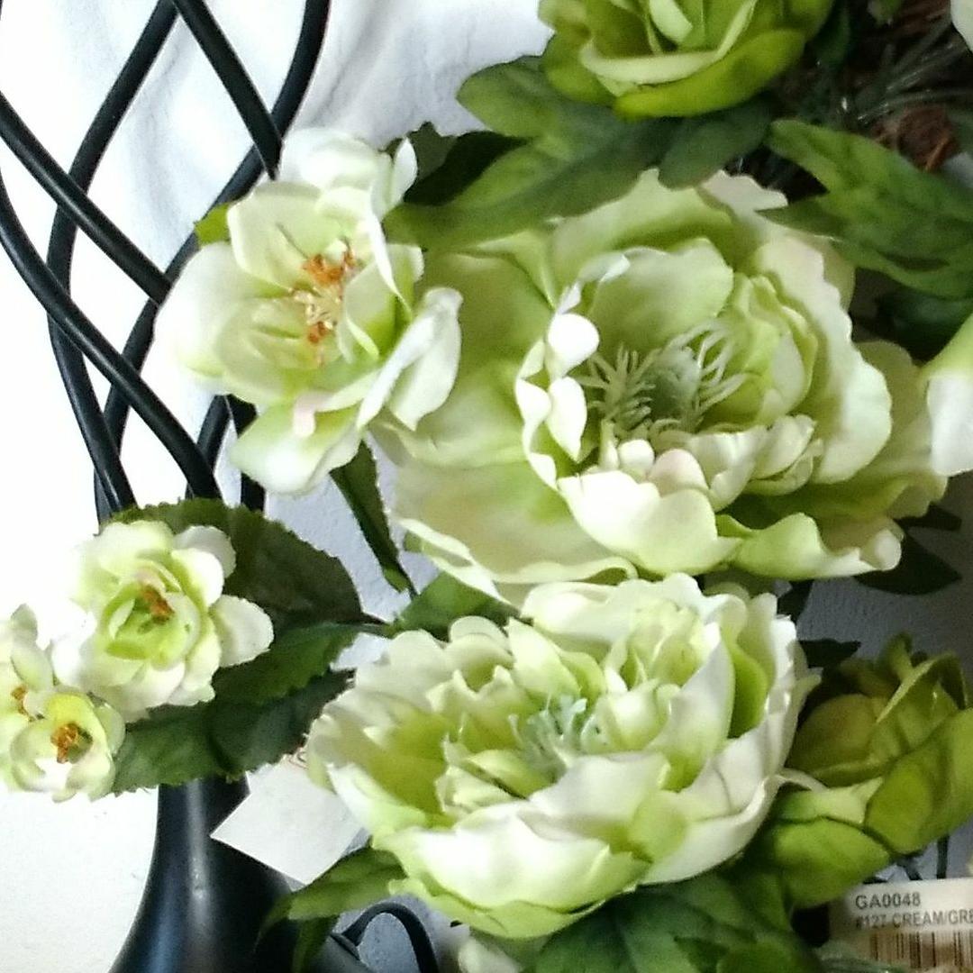 大きいリース☆ウエディングプレート側にも♡