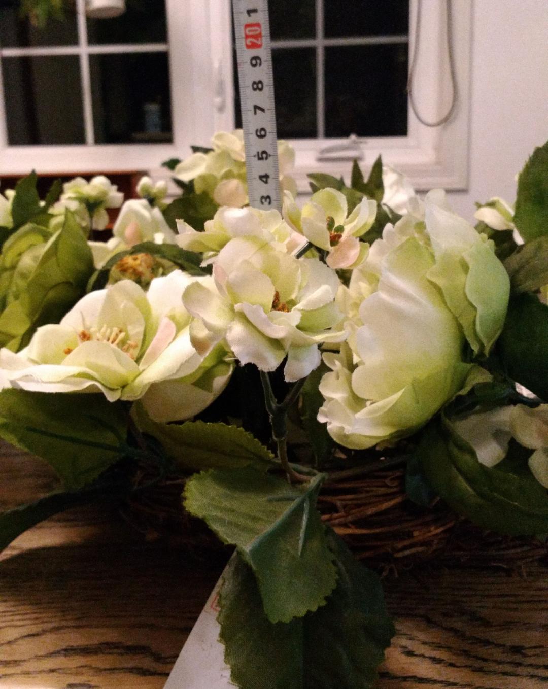 大きいリース☆ウエディングプレート側にも♡