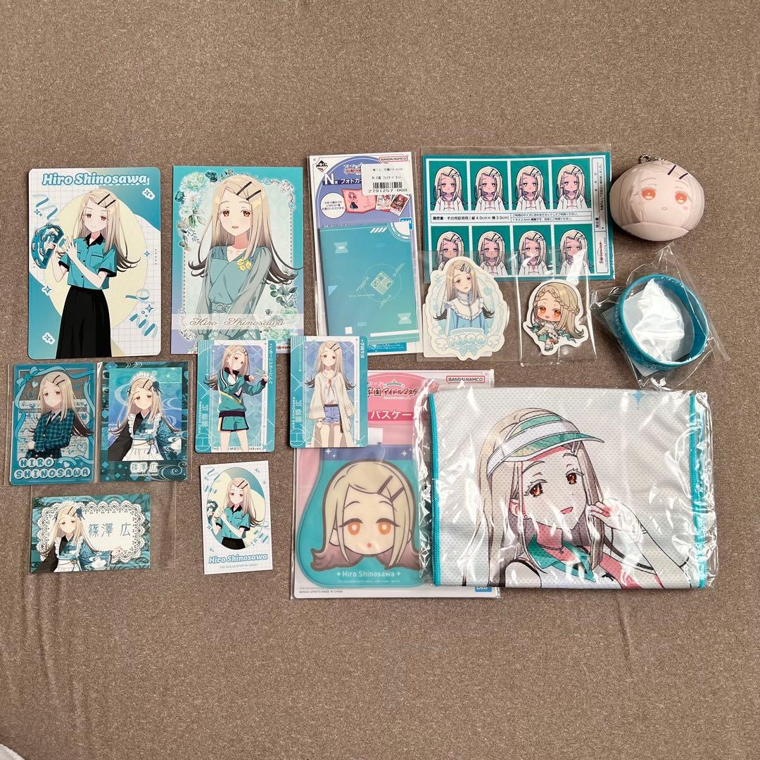 学園アイドルマスター 学マス 篠澤広 グッズ まとめ売り アクスタ 缶バッジ