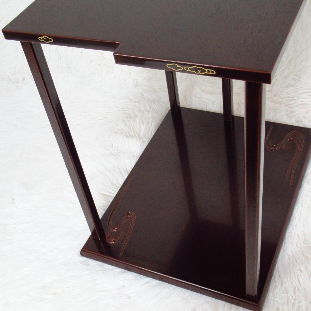 茶道具 山雲棚 京塗師「川瀬表完 作」組立式 鵬雲斎好 茶棚 - メルカリ