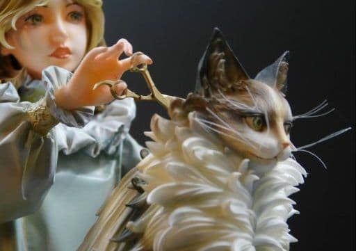 CAT HAIR CUT 1/7scale ガレージキット　完成品　フィギュア