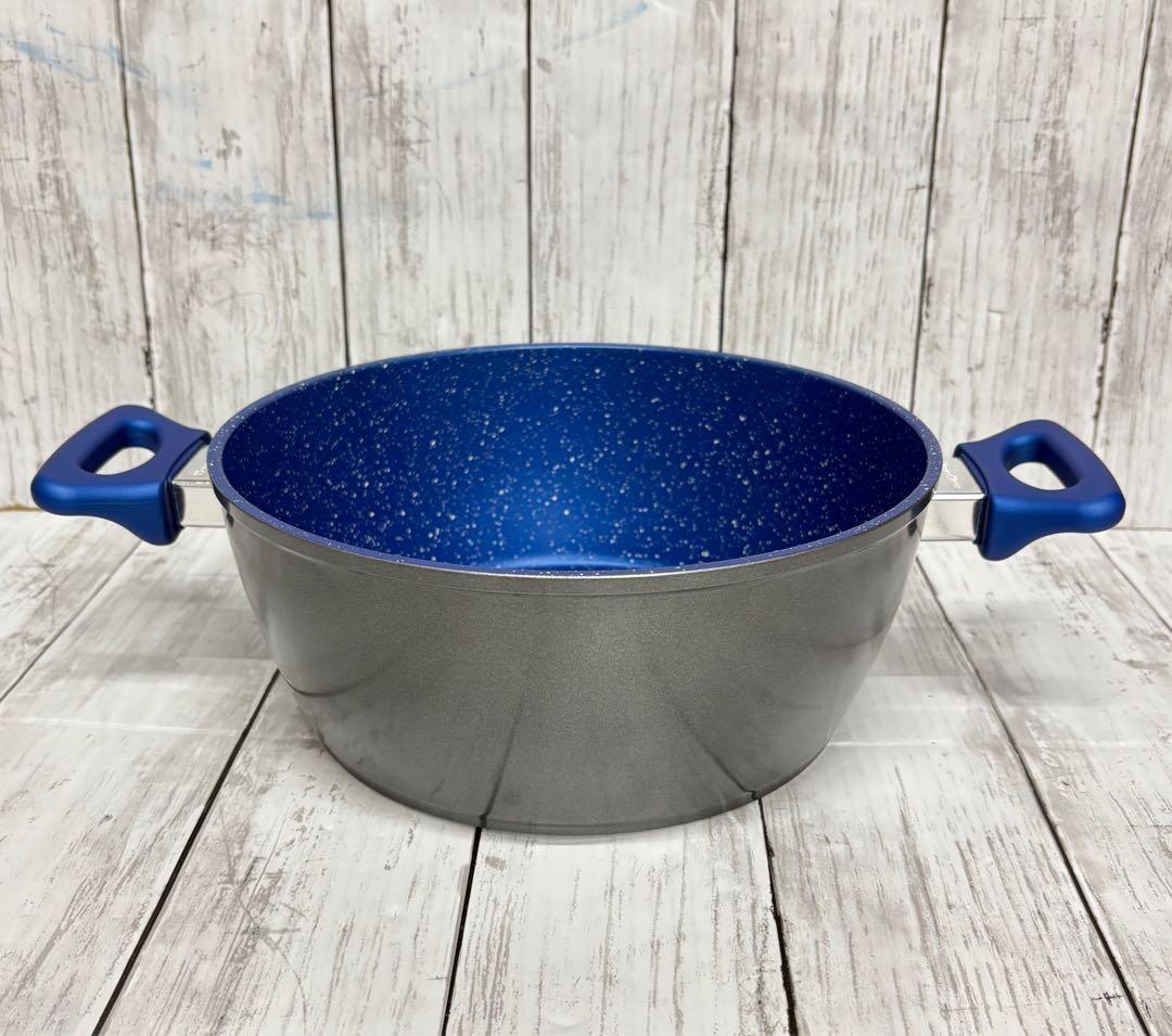 未使用⭐️ Flavor Stone フレーバーストーン　鍋2点セット　青