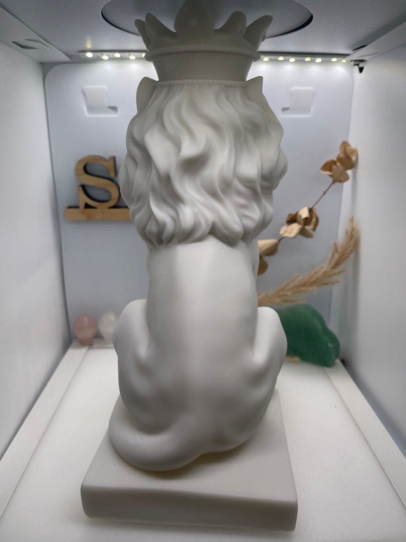 S♡Jewelryshop様【2053】ライオン台座(大)  白