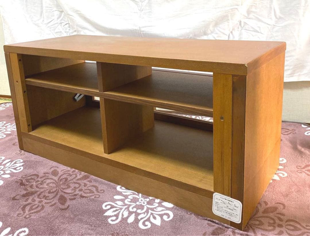 値下げ【家具】テレビラック・テレビボード　幅100サイズ　タモ天然木