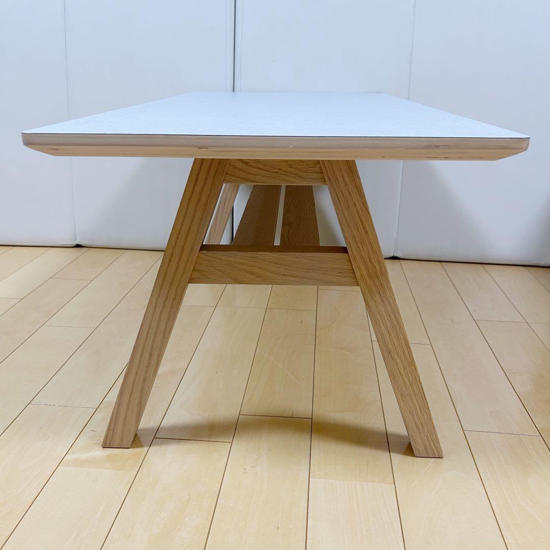 Francfranc　スターク コーヒーテーブル メラミン天板 オーク W90