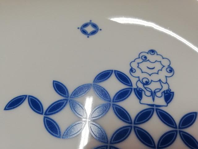 大阪万博　みゃくみゃく君　たち吉コラボのお皿と小皿