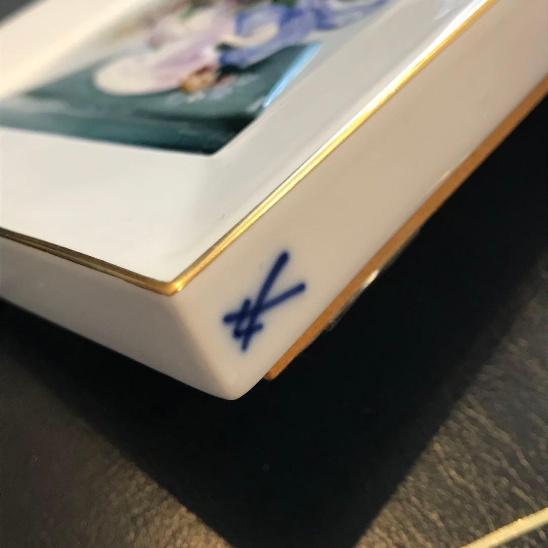 未使用美品】マイセン 卓上の花束 H・ブレチュナイダー 陶板画 - メルカリ