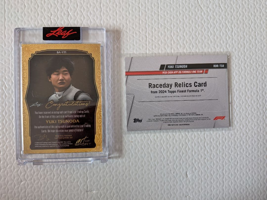 角田裕毅 レリックカード Topps Finest 99枚限定 直筆サイン - メルカリ