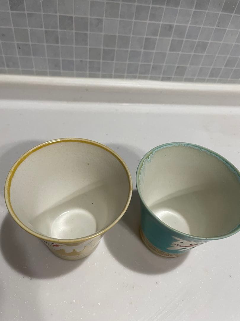 atelier quichane 動物デザイン飯碗、フリーカップ 4個セット