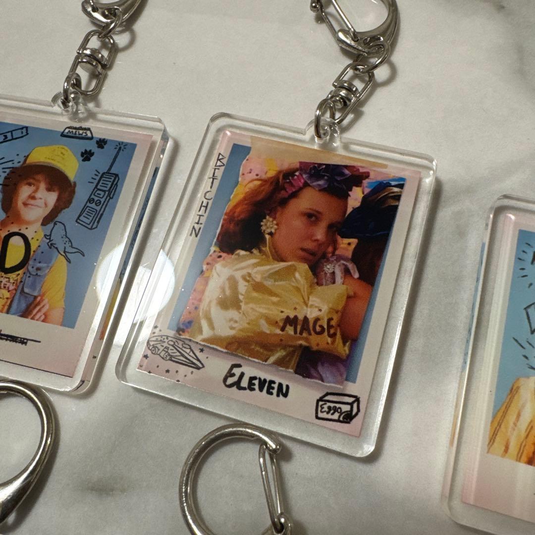 A*a様 ストレンジャー・シングス 落書きデザイン キーホルダー全6種類