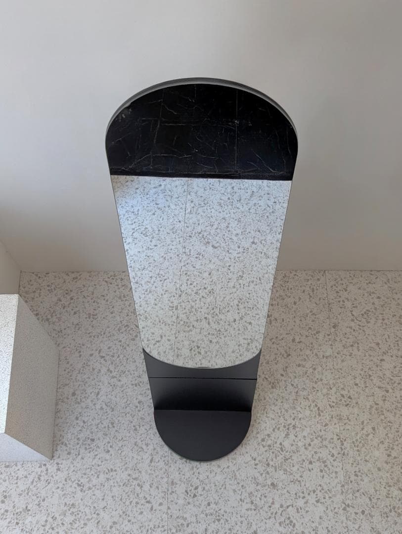 希少 非売品 80s ヴィンテージ スタンドミラー スペースエイジ ポストモダン