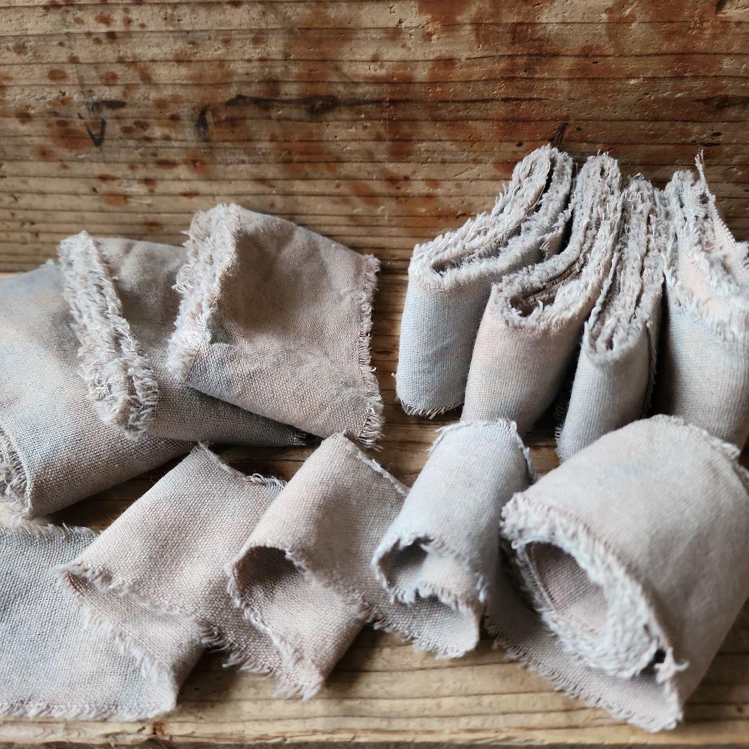 手染め布 リボンෆ ᩚ