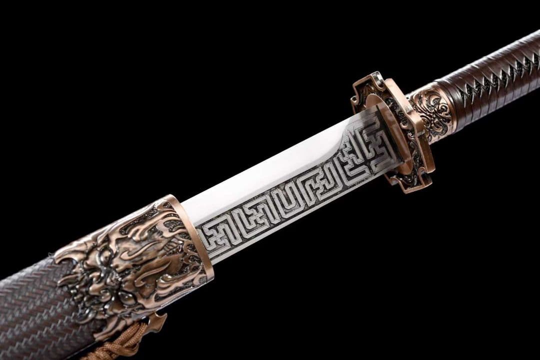 【魔刀を飲む】武具 刀装具 日本刀　模造刀 居合刀 武士道 鑑賞用 美術刀