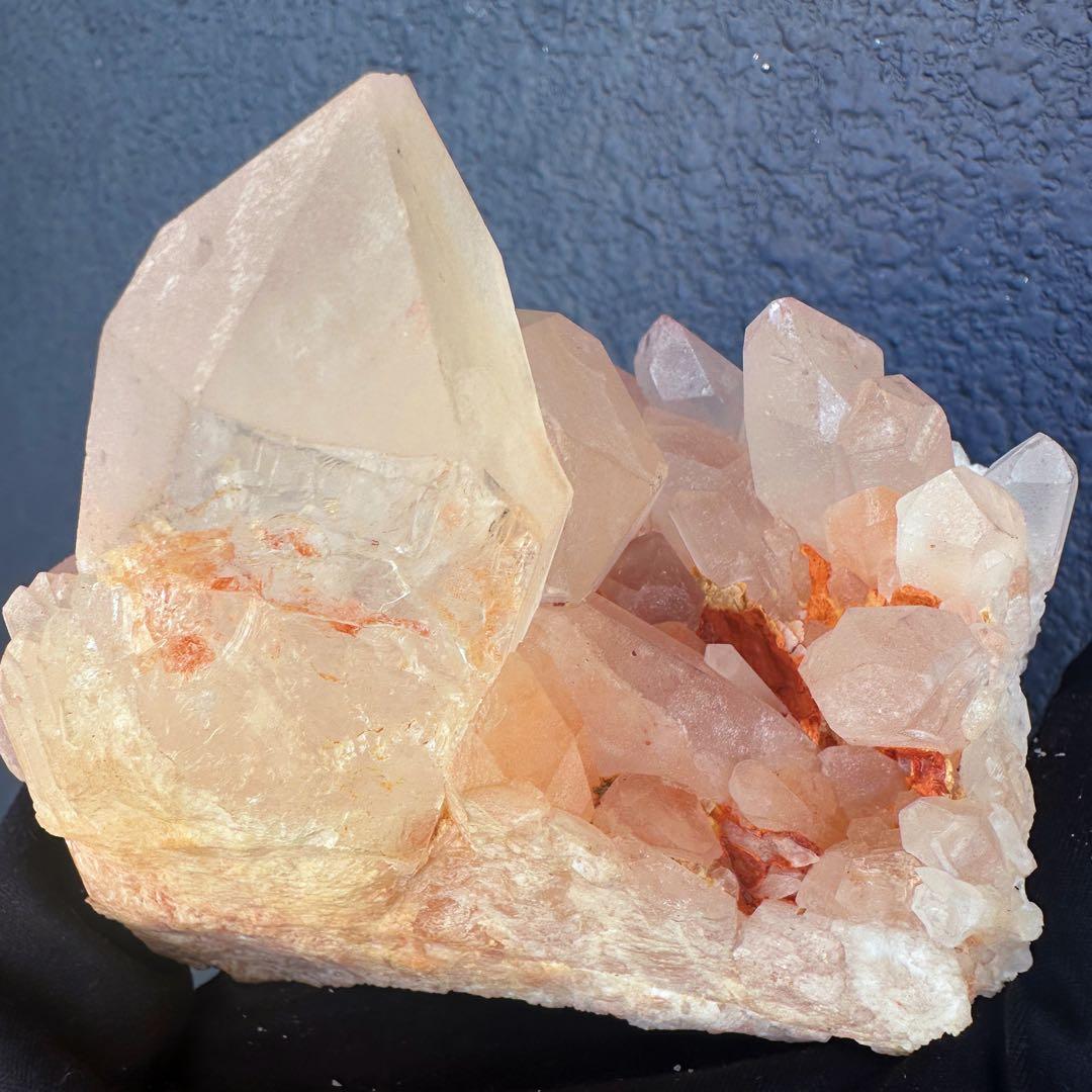 爆アレ❗️可愛いピンク♡超綺麗マダガスカル産パイナップルピンククラスターA1444