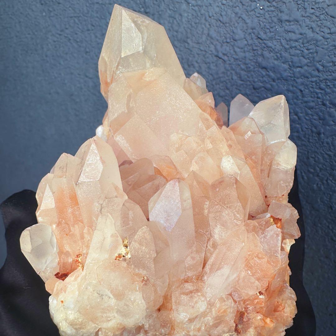 爆アレ❗️可愛いピンク♡超綺麗マダガスカル産パイナップルピンククラスターA1444