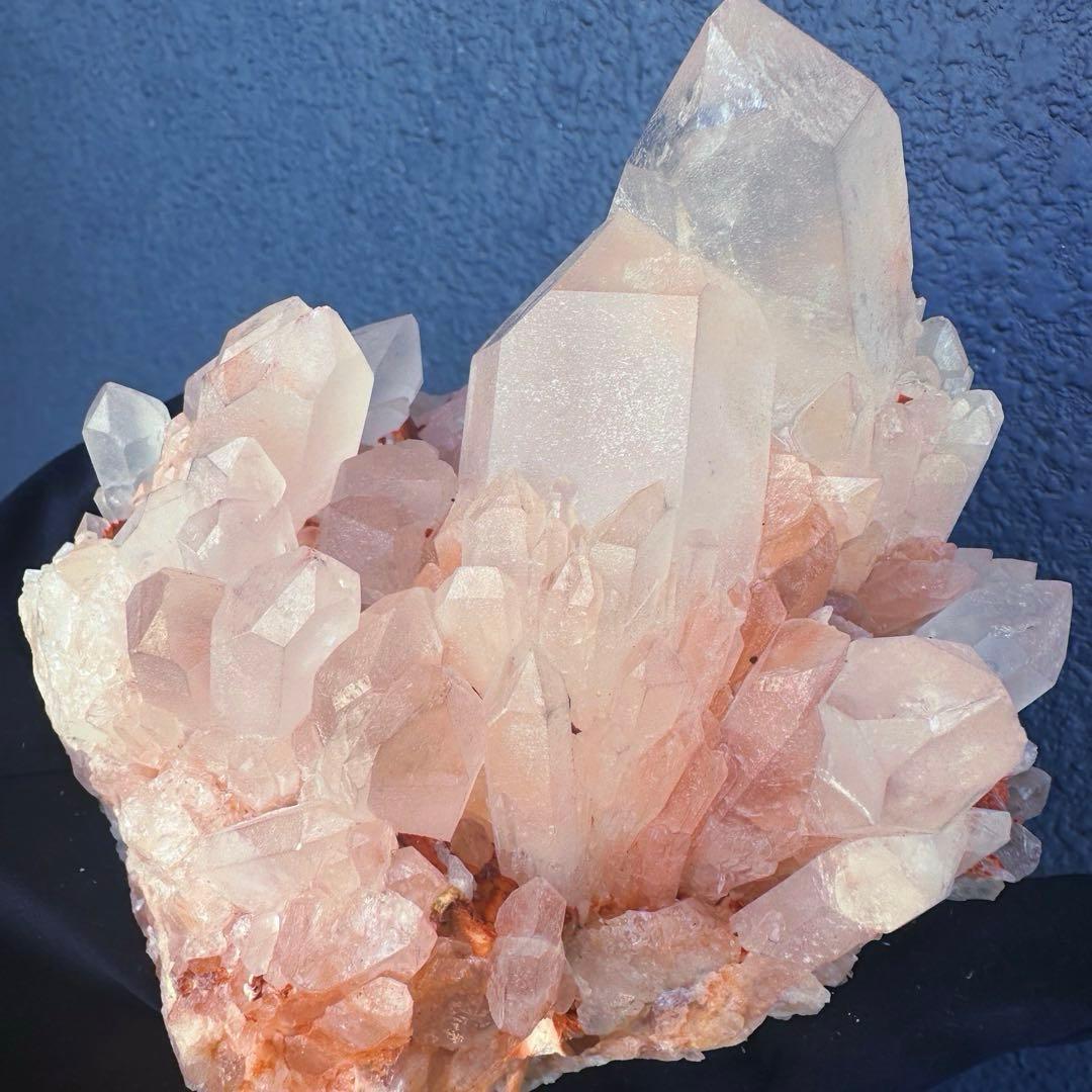 爆アレ❗️可愛いピンク♡超綺麗マダガスカル産パイナップルピンククラスターA1444