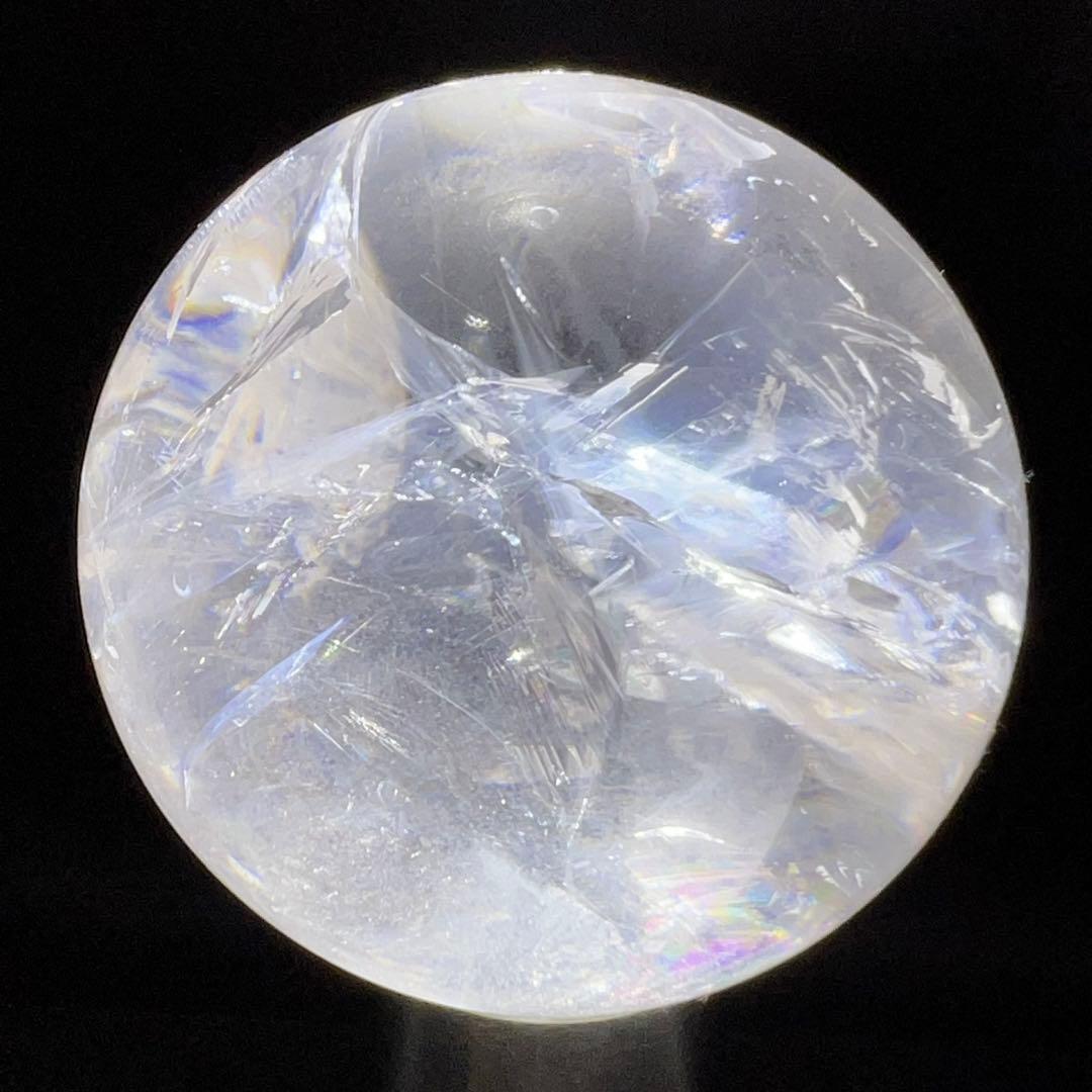 ✳️✨高透明度抜群スフィア‼️極上クオリティ✨レインボー 水晶 丸玉 天然石 原石