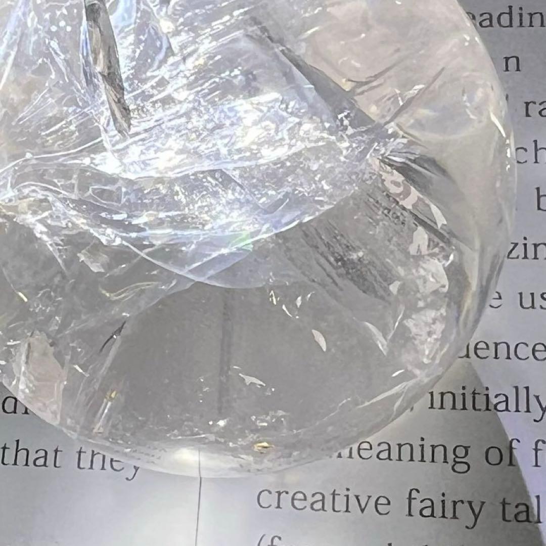 ✳️✨高透明度抜群スフィア‼️極上クオリティ✨レインボー 水晶 丸玉 天然石 原石