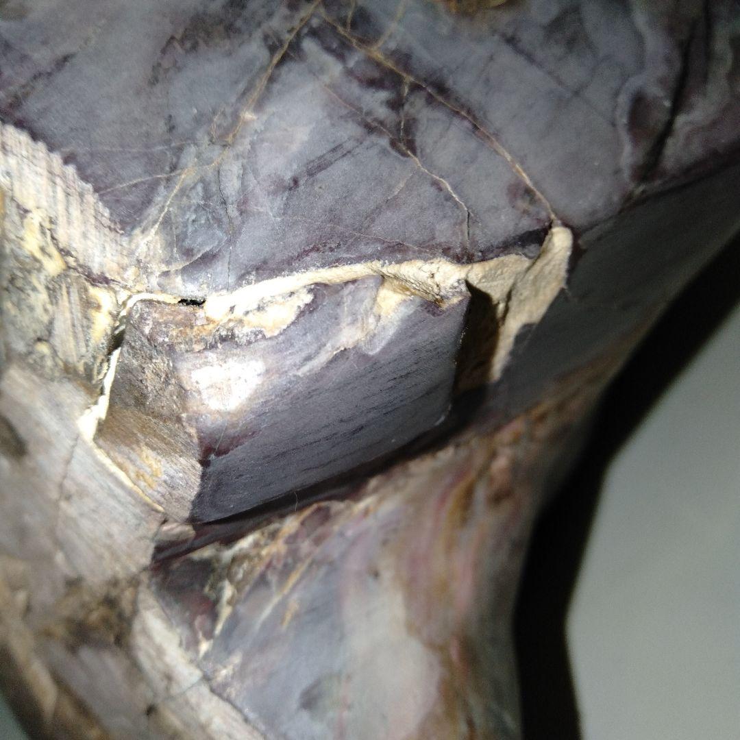 大型バラ輝石　ロードナイト　インカローズ　鉱物　原石　台付き１個