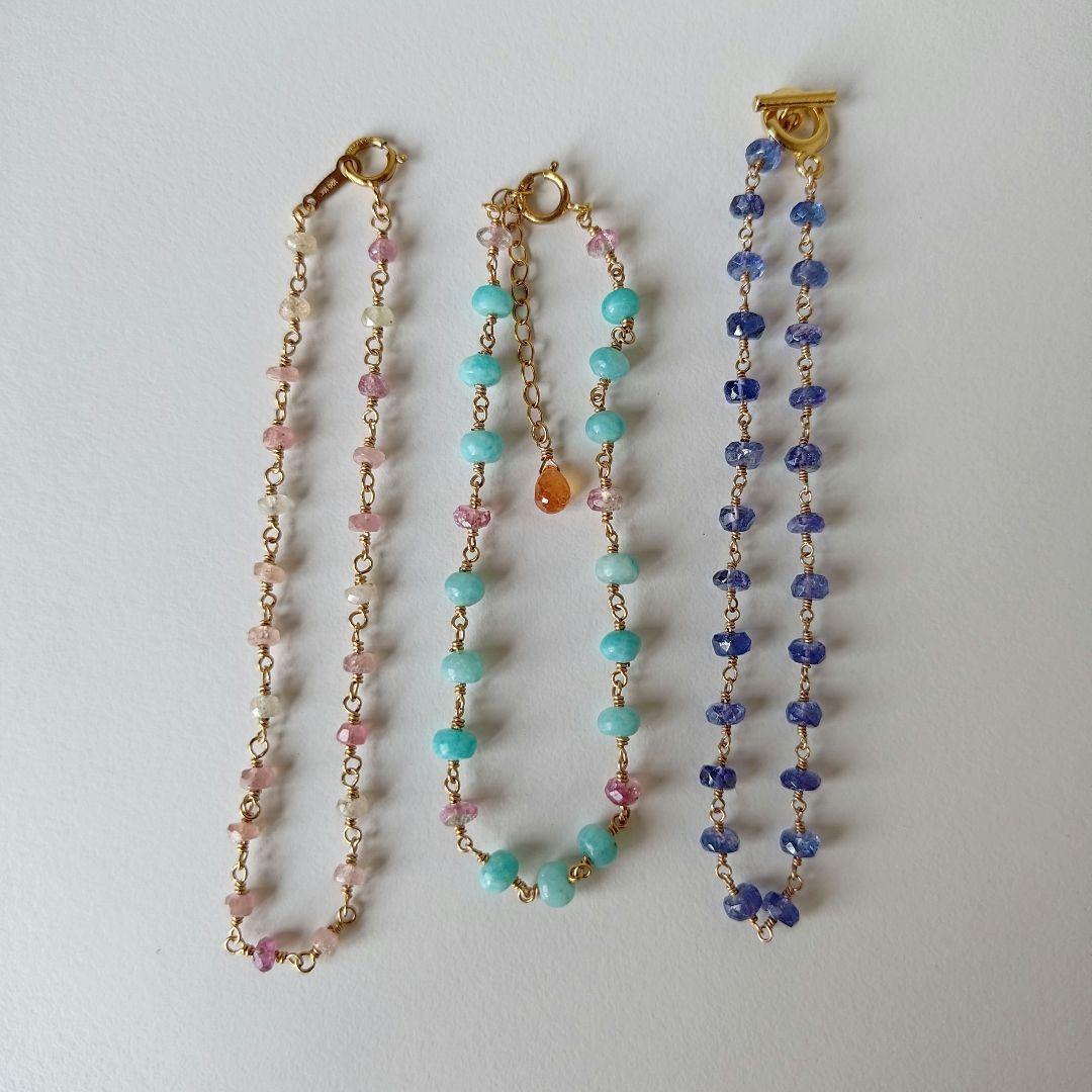 ハンドメイド天然石アクセサリーまとめ売り100点↑