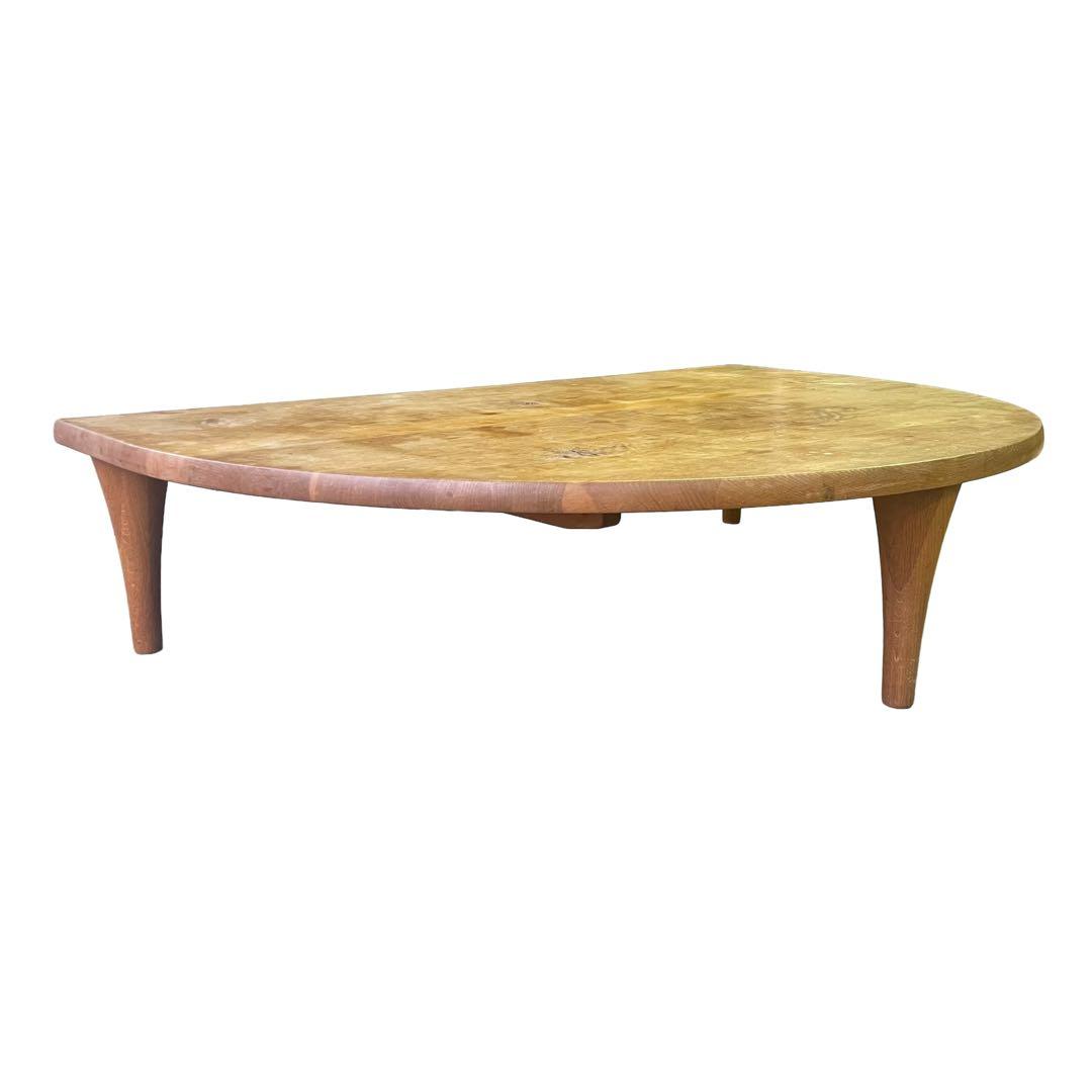 森のことばシリーズ 飛騨産業 半円型ローテーブル インテリア 家具