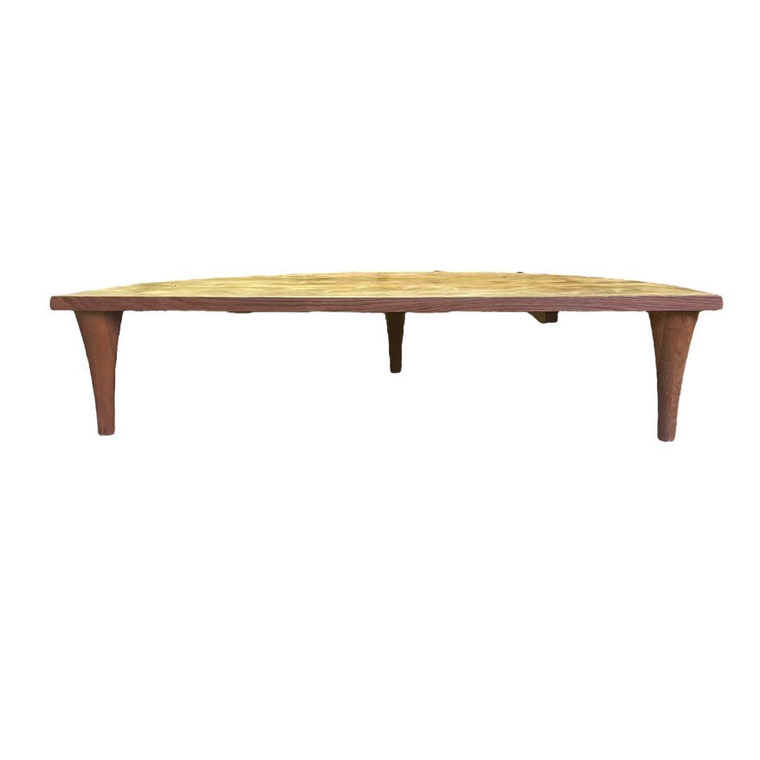 森のことばシリーズ 飛騨産業 半円型ローテーブル インテリア 家具