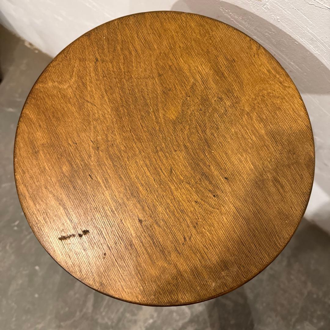 年末年始saleヴィンテージ　ラウンド　スツール　サイドテーブル