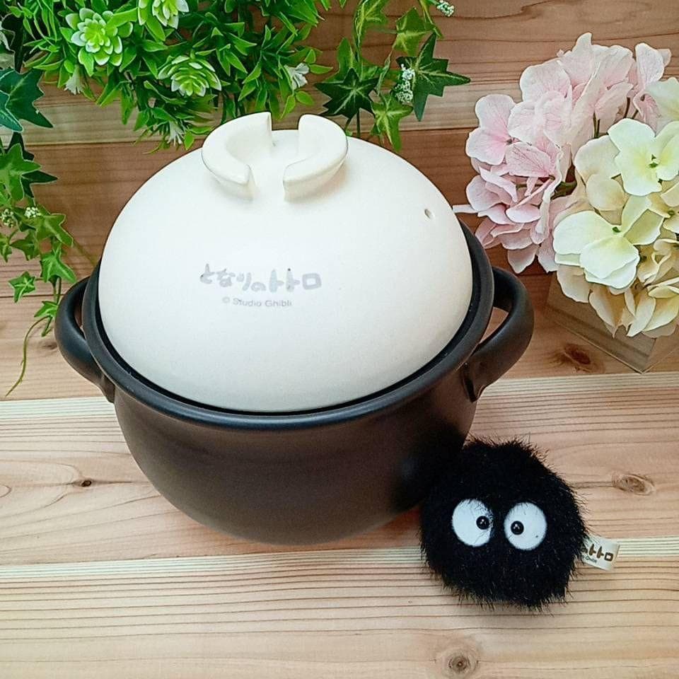 新品　となりのトトロ　日本製 萬古焼 ごはん鍋 万古焼 陶器　スタジオジブリ