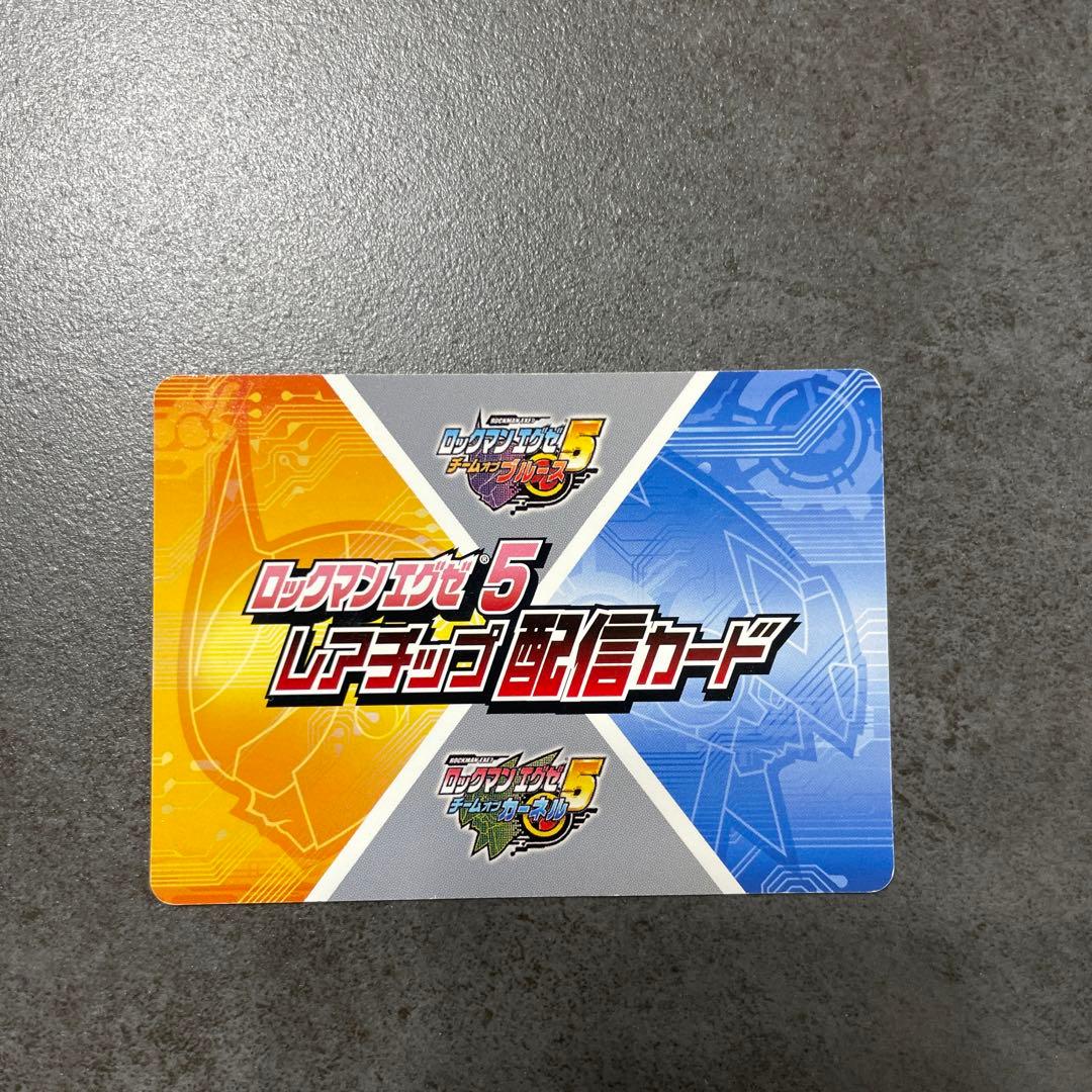ロックマンエグゼ5 限定 レアチップ配信カード ロードオブカオス