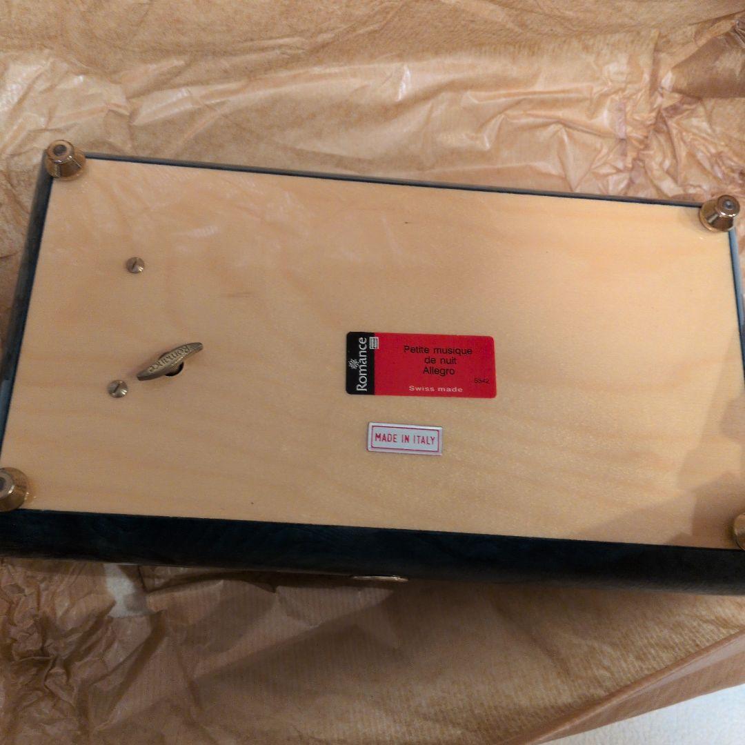 美品　Romance リュージュ社　イタリア製　宝石箱　スイス製オルゴール