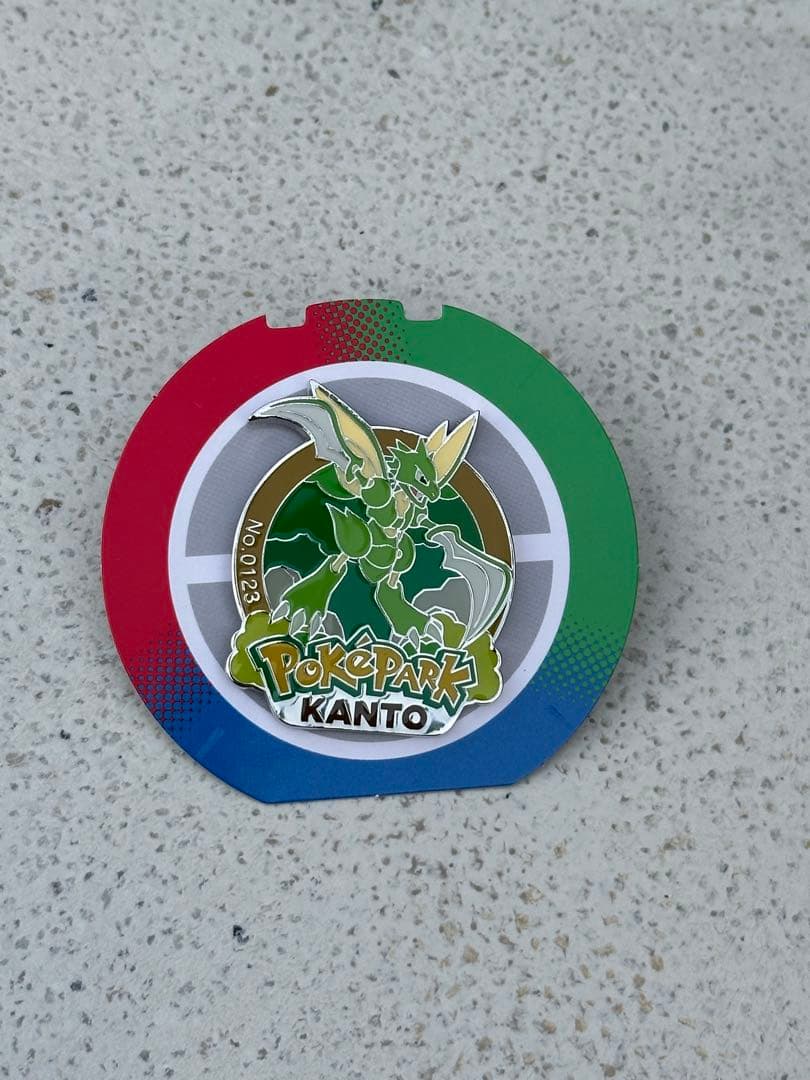 ポケパーク カントー ピンバッジ No.0123 ストライク - メルカリ