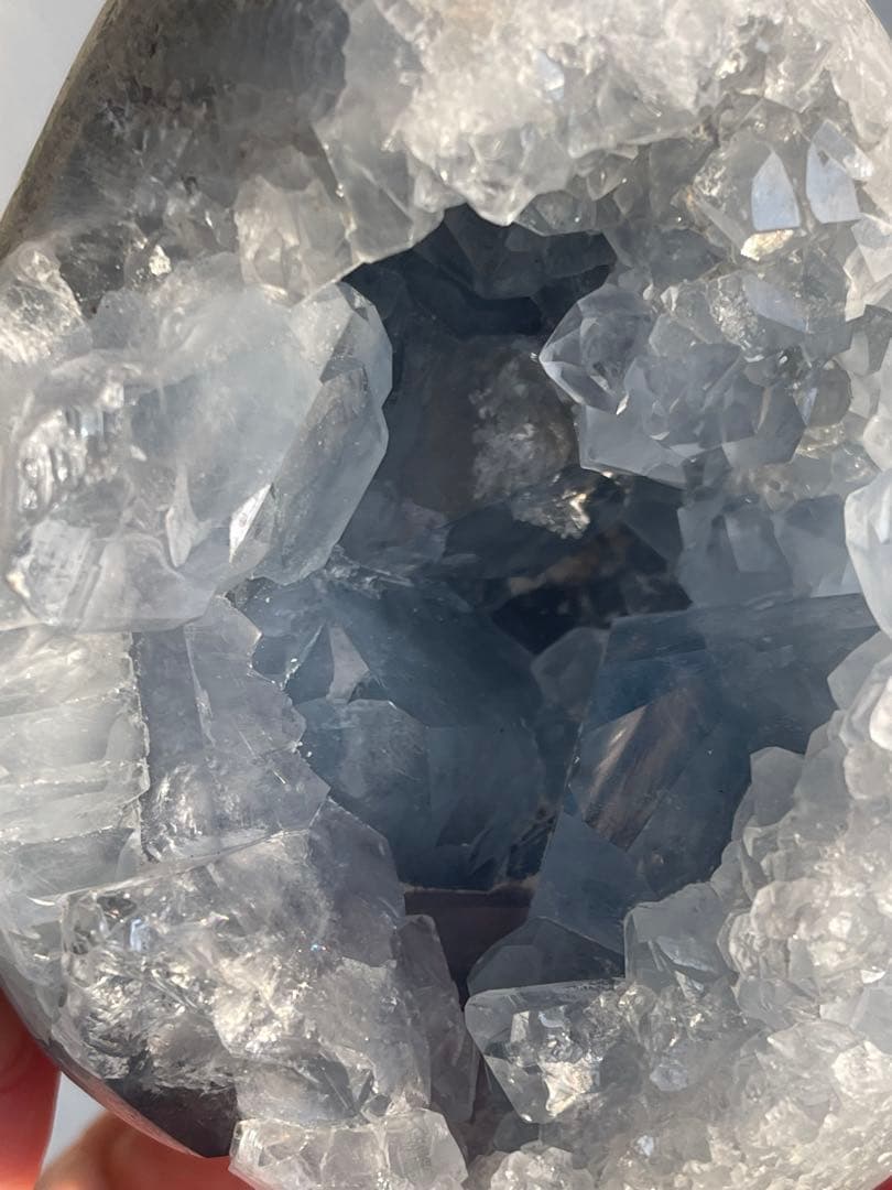 大粒結晶✨たまご型 セレスタイト♡天青石