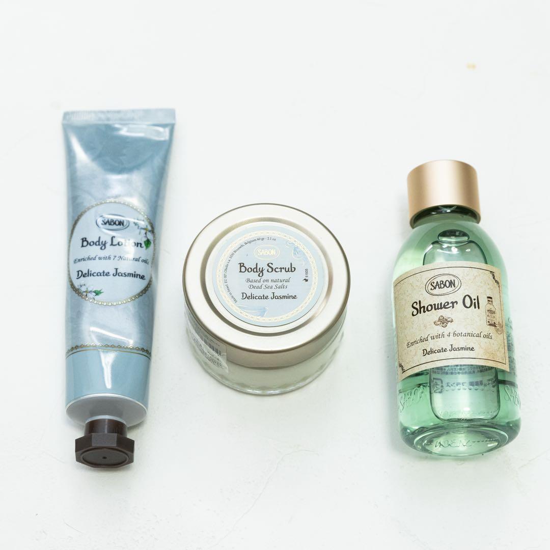 新品未開封】SABON デリケートジャスミン ボディセット - メルカリ