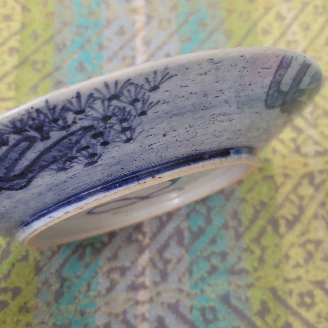 新品　未使用　カズコロッシュ　皿　虎　松　陶器　オンリーワン
