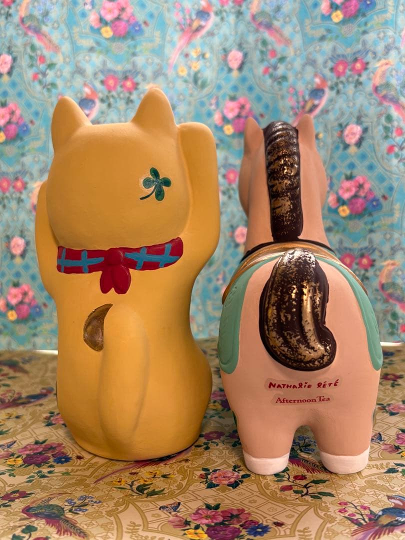 ナタリーレテ　2026年干支置物　午　招き猫　アフタヌーンティーオンライン限定品