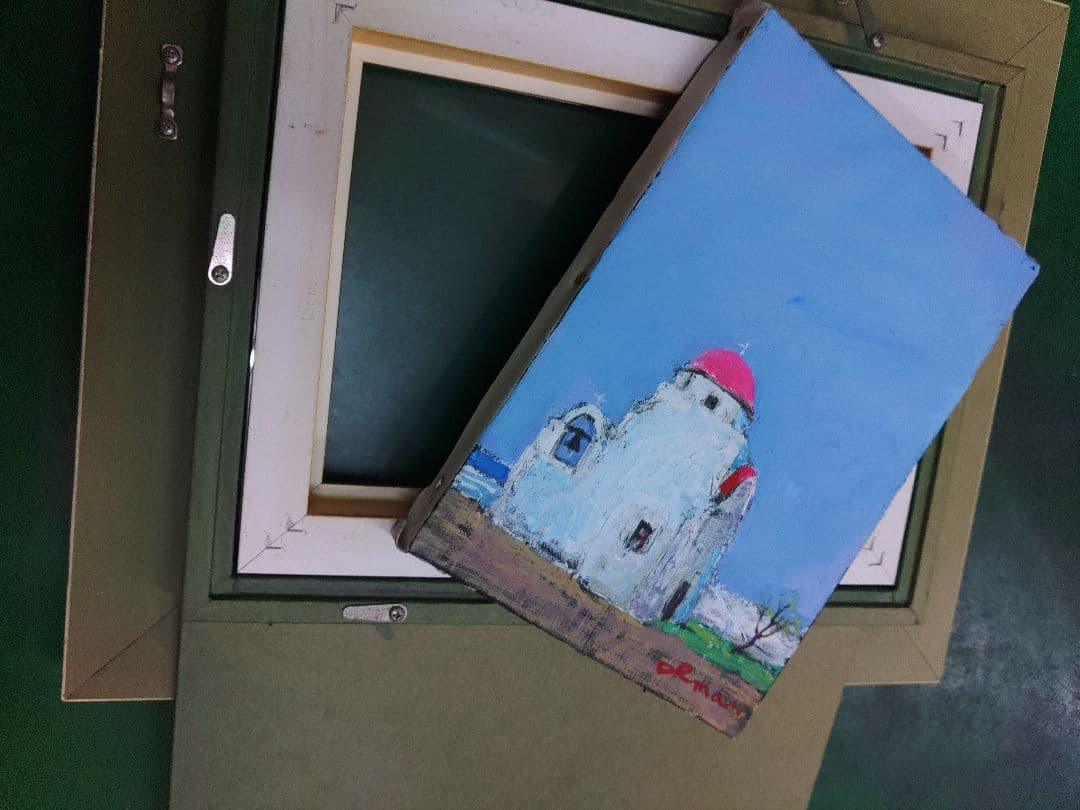 ミコノス風景　今川和男　絵画　値下げ出来ます