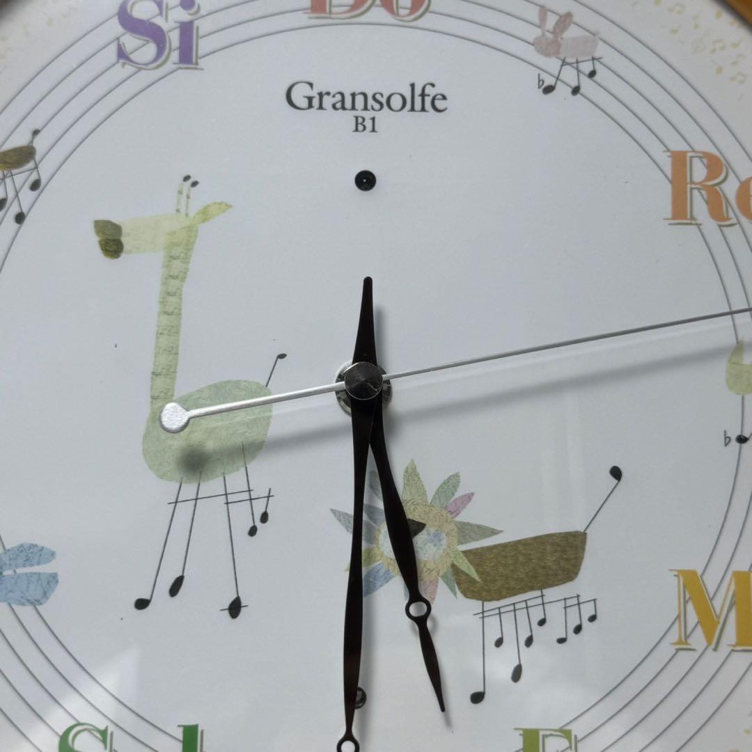 希少！Gransolfe B1 音楽ノート掛け時計