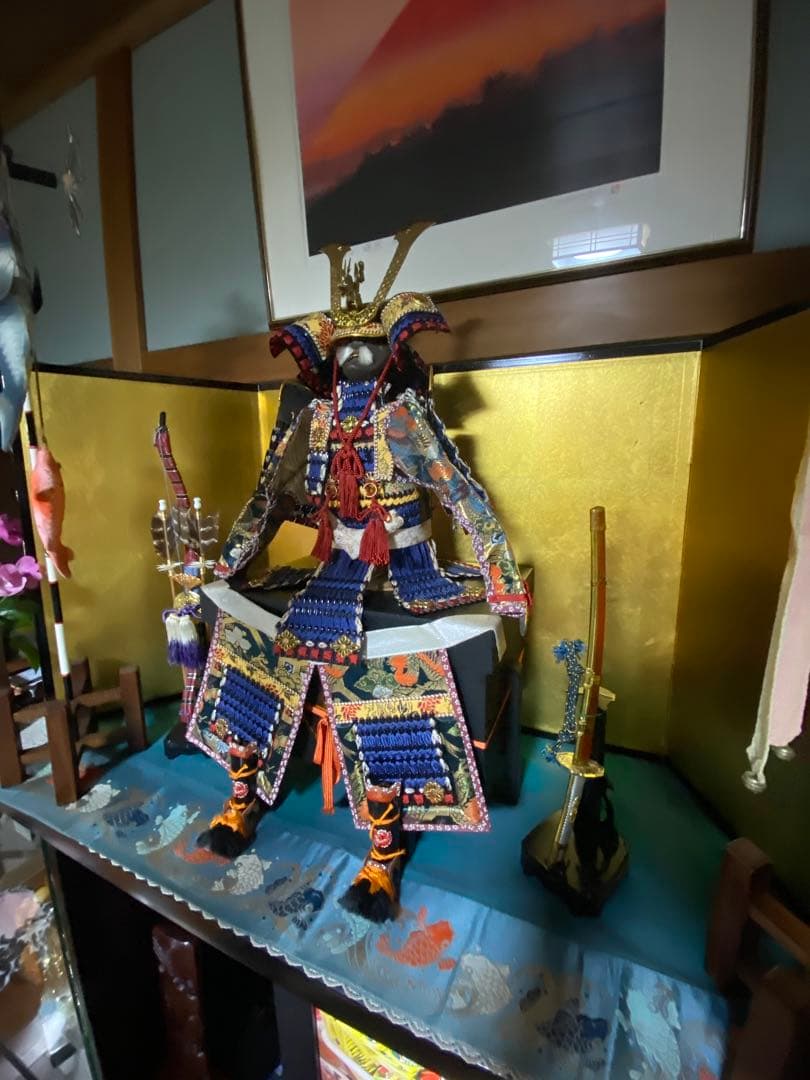 わらべ人形 五月人形 かぶと兜 子供 刀 子供の日 人形 鎧兜