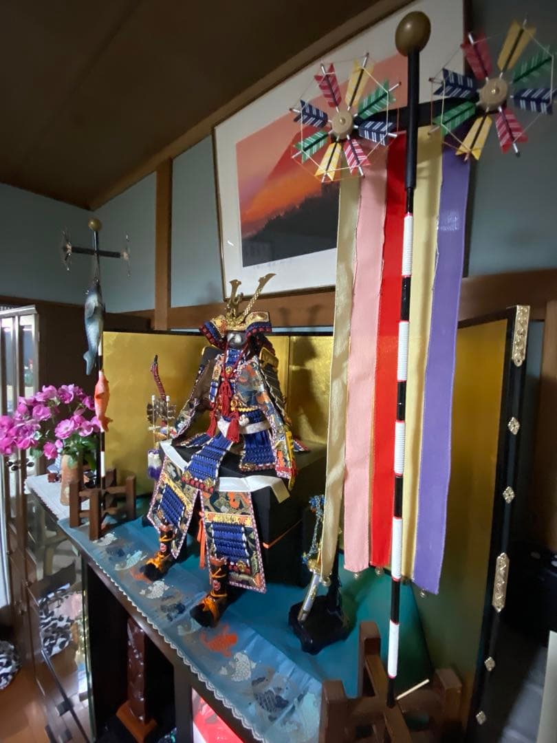 わらべ人形 五月人形 かぶと兜 子供 刀 子供の日 人形 鎧兜