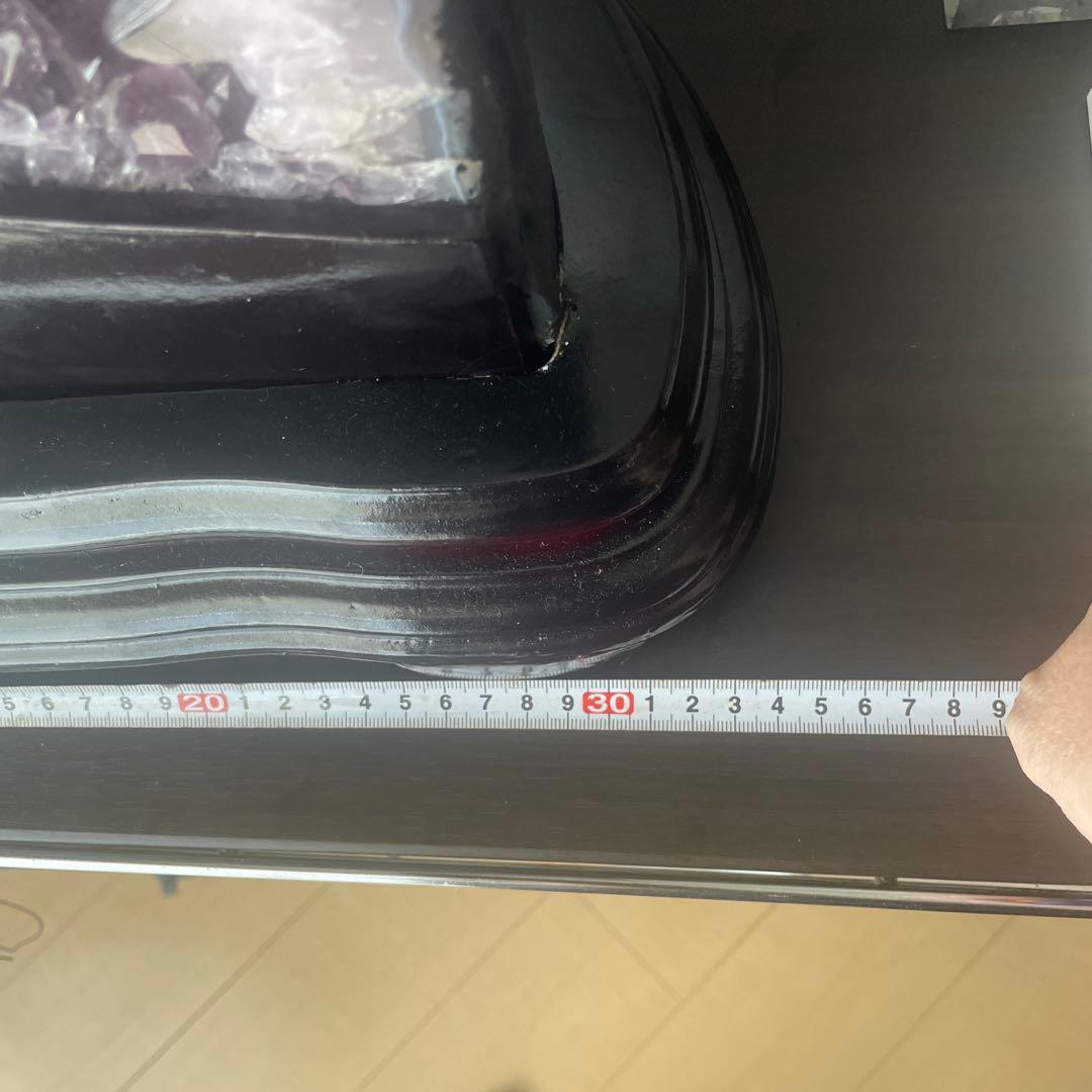 ⭐︎ウルグアイ産アメジストドーム　カコクセナイト　カルサイト共生