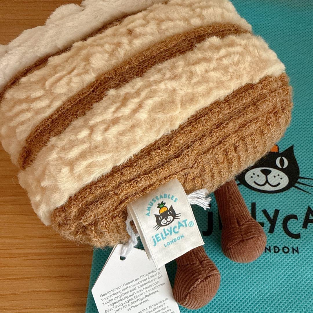 jellycat ジェリーキャット ミルフィーユぬいぐるみ デザート ケーキ