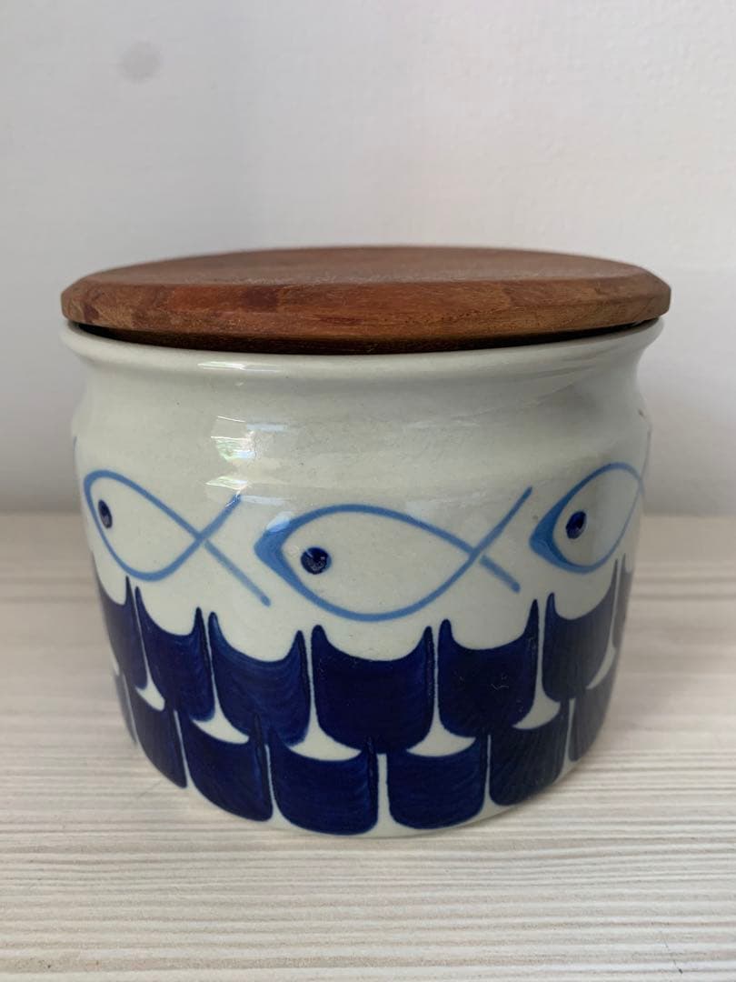  ロールストランド 木蓋付きキャニスター