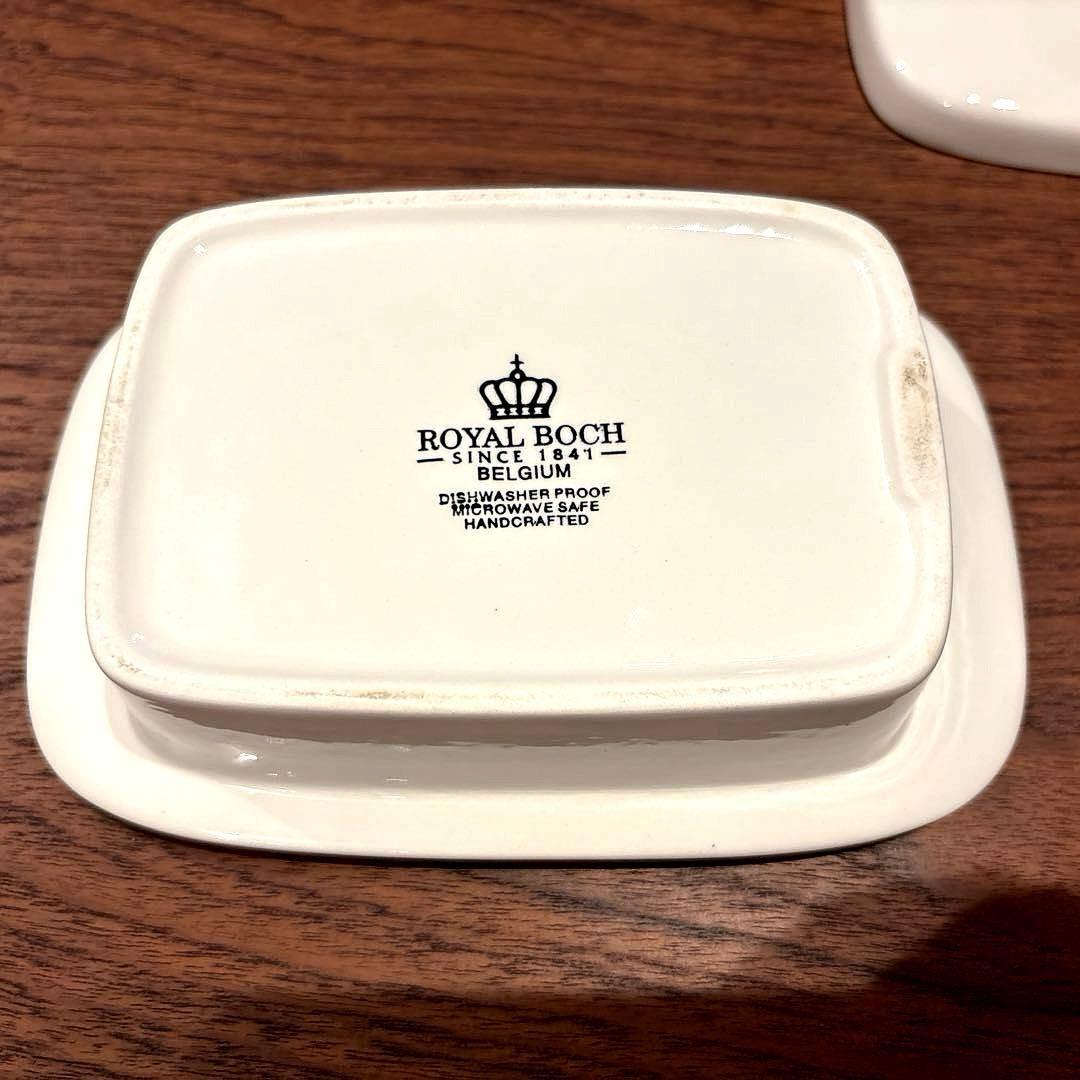 コンランショップ　BOCH 蓋付き バターケース　ロイヤルボッホ