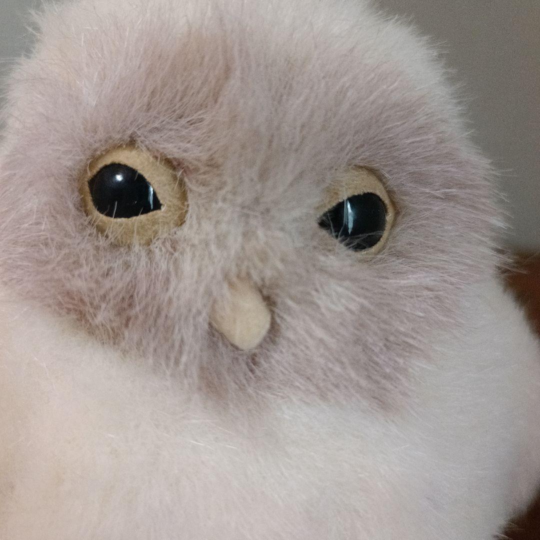 やまね工房 北海道 ふくろうのひな 雛 フクロウ リアル ぬいぐるみ
